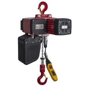 DELTA Electric chain hoist DEH – 400V – 0,125 ton – with 3 meter hoisting height – double speed – 1 chain fall