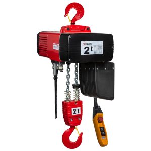 DELTA Electric chain hoist DEH – 400V – 2 ton – with 10 meter hoisting height – double speed – 2 chain fall